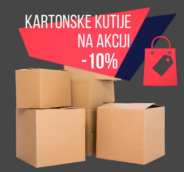 Iskoristite popuste na kartonske kutije