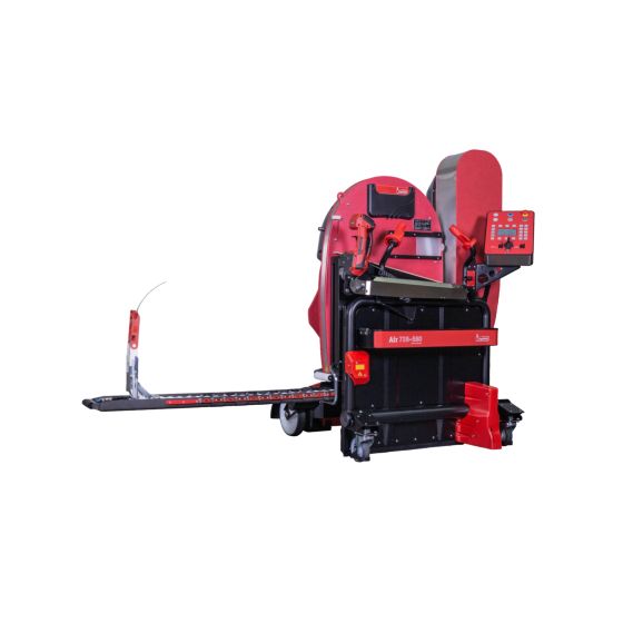 Ergonomic system for raised pallets, Ergonomična vezačica trakama