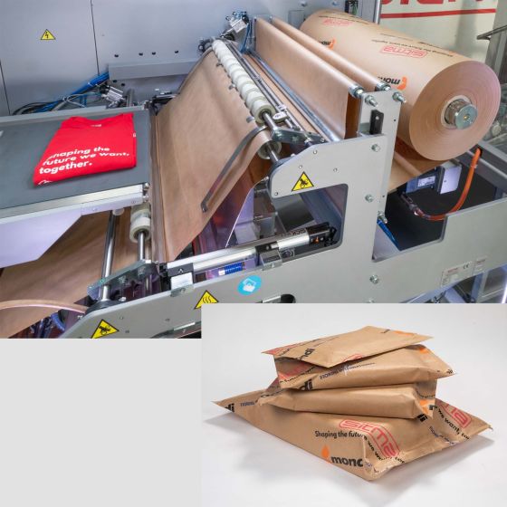 Mašina za pakovanje papirom za logistiku u E-trgovini 900 paketa/h, Automatsko zaštitno pakovanje