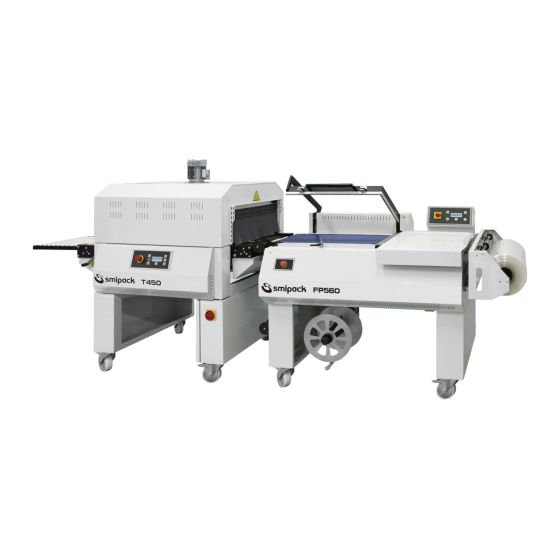 do 800 pak/h, do 230mm visina, Polu-automatske za POF folije