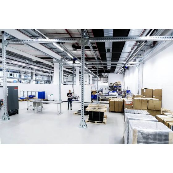 Kranski sustavi i konzolne dizalice. 
Modularni kranovi za fleksibilno povezivanje nadzemnog sustava dizalica SRA do 500 kg