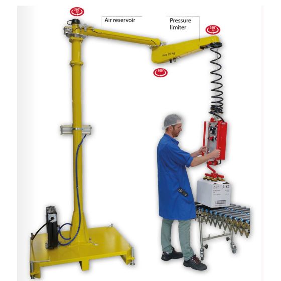 Industrijski manipulator sa kablom za opterećenja do 60kg, Sa kablom