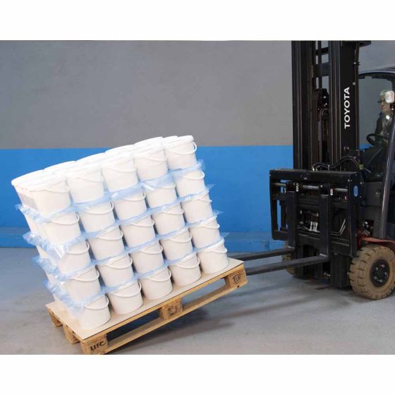 Protivklizna folija za stabilizaciju paleta, Materijali protiv klizanja