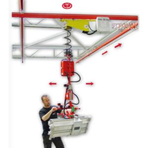 Industrijski manipulator sa kolicima iznad glave za teret do 80kg