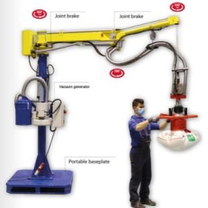 Industrijski manipulator sa kablom i vakuumom za vreće do 60kg