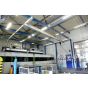 Kranski sustavi i konzolne dizalice. 
Modularni aluminijumski Schmalz sistem mostnih dizalica za terete do 1.200 kg