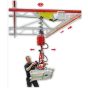 Industrijski manipulator sa kolicima iznad glave za teret do 80kg, Sa kablom