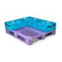 Paleta 1200x1000mm za 1200kg tereta i 600kg tereta regala, Plastične palete