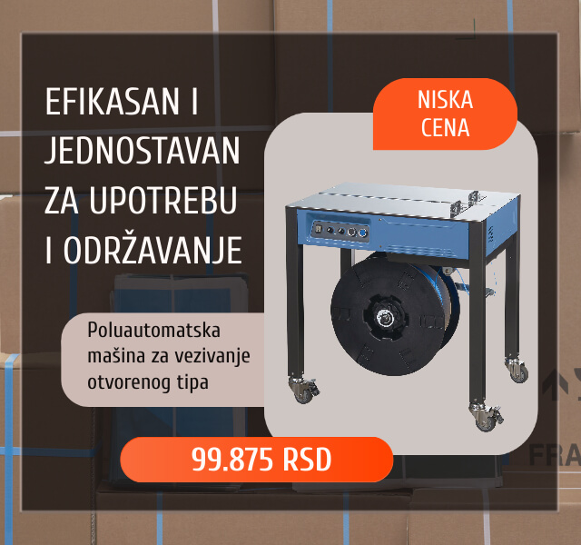 Poluautomatska mašina za vezivanje, otvorenog tipa