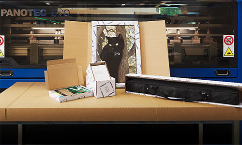 on-demand, custom sized box production and packaging machines