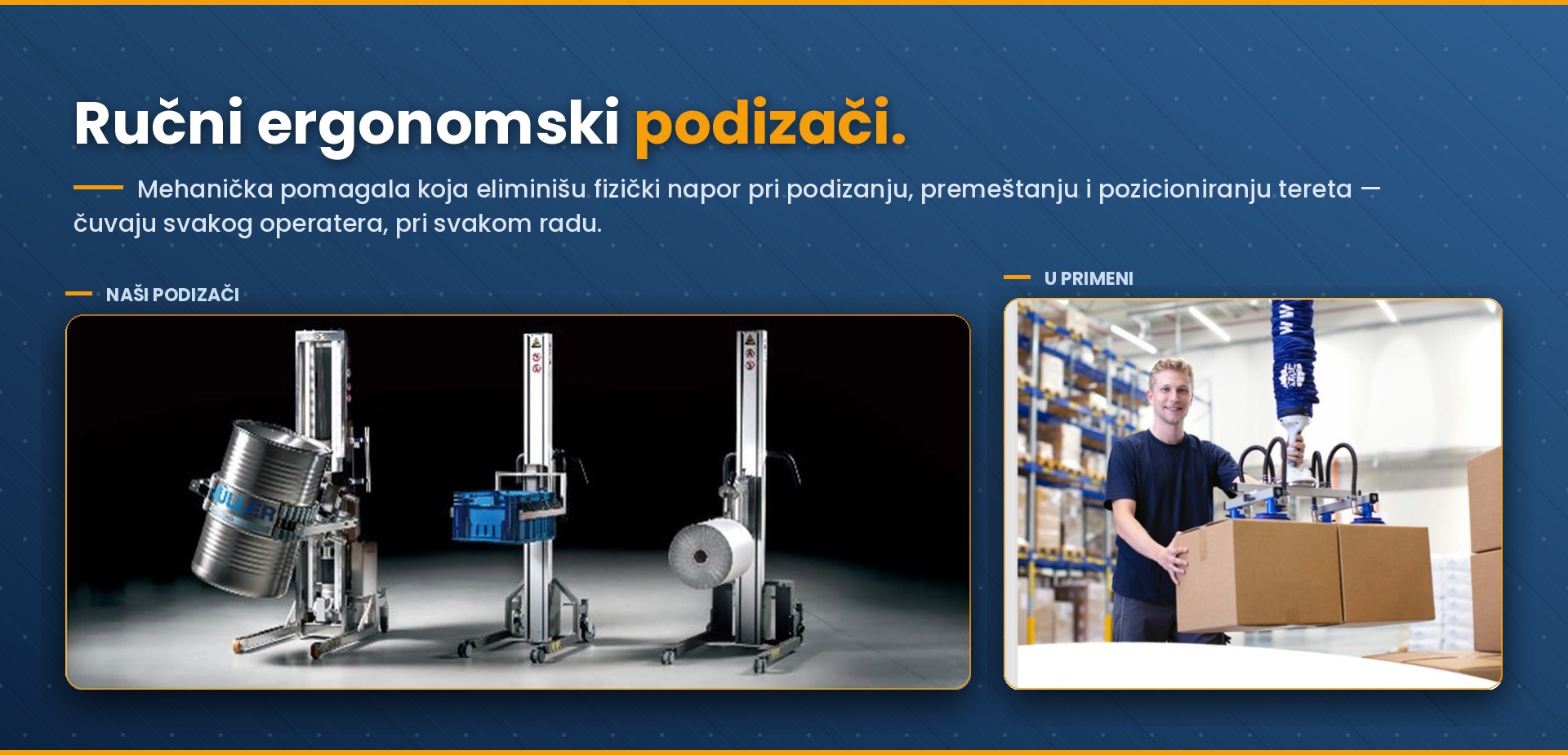 Ručne ergonomske dizalice