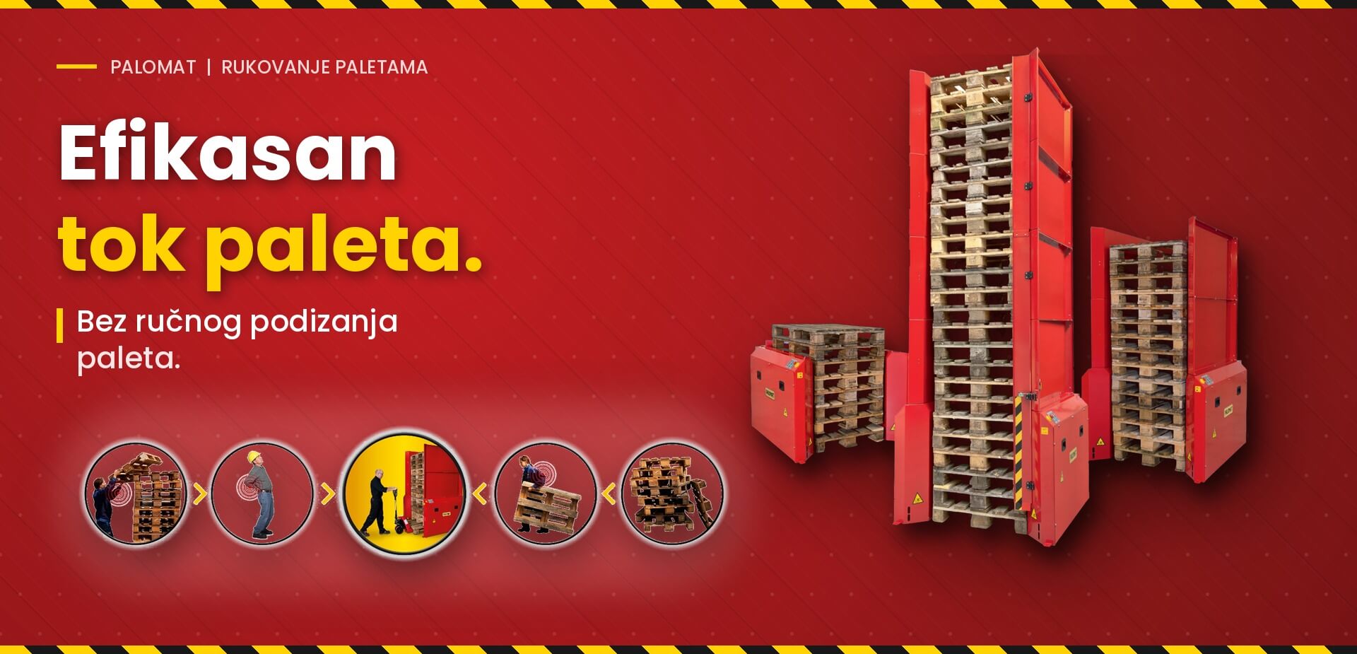 PALOMAT magazini paleta za efikasan protok paleta