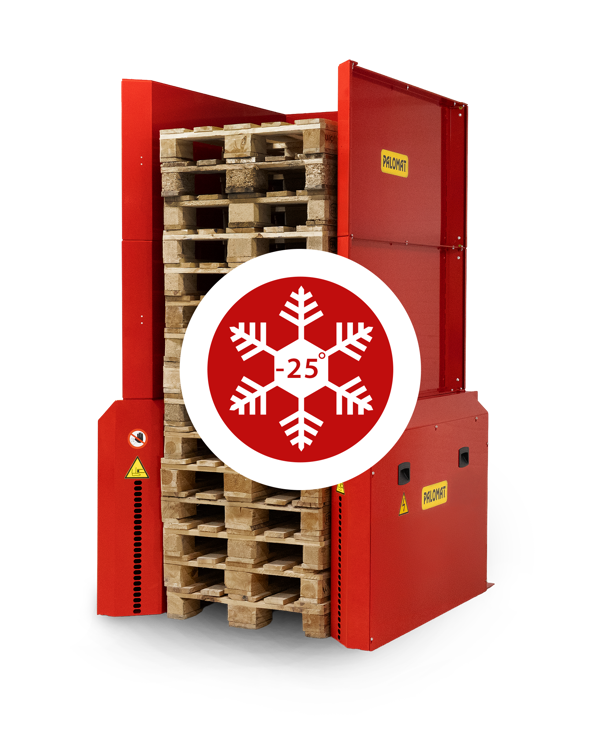 Cold environment pallet handling